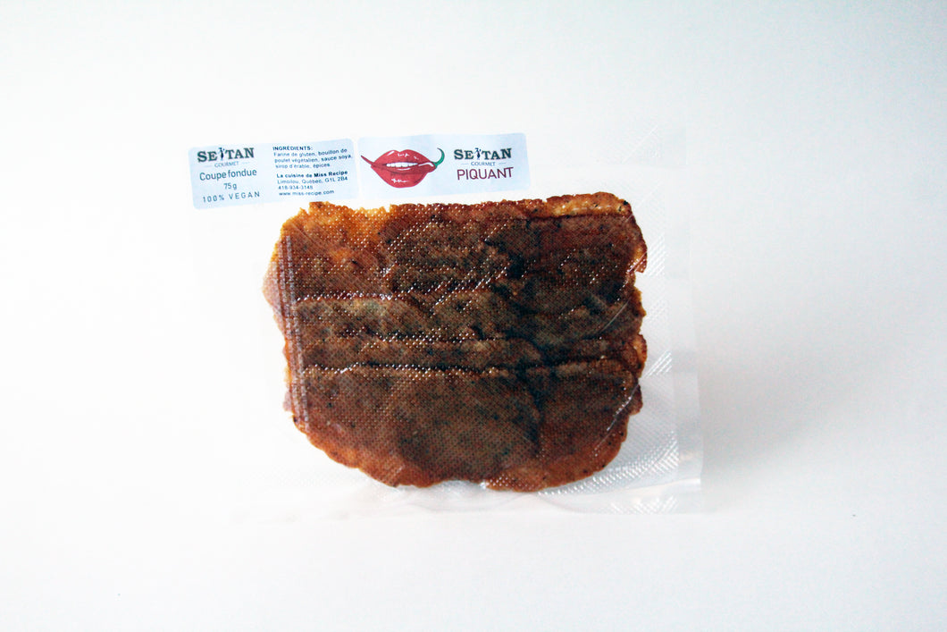 Seitan Gourmet Piquant | Coupe fondue 115g